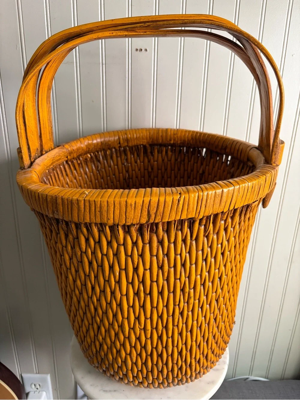 N/A rattan fisherman’s antique